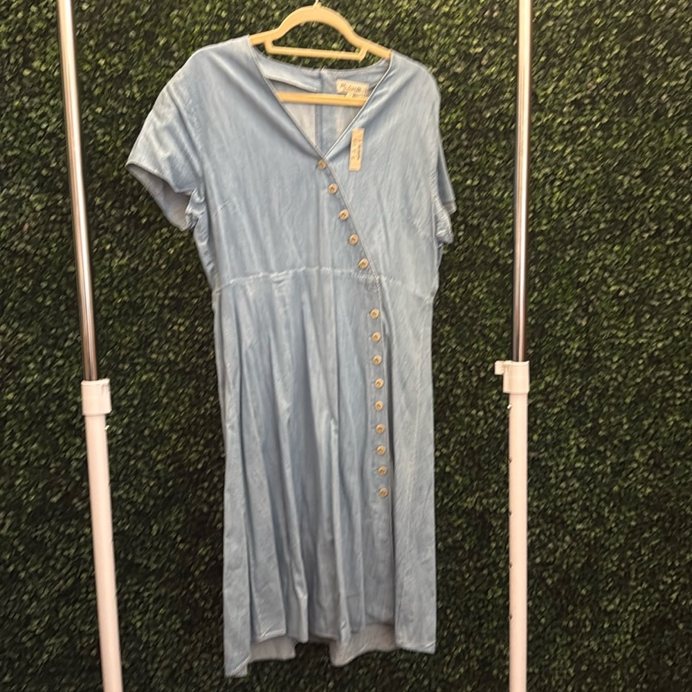 Madewell Denim Midi Dress size 14P